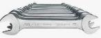 Conjunto de Chaves Duplas 12pcs Cr-V