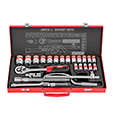 Conjunto de Tomadas 24Pcs Cr-V ½"