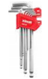Chave hexagonal magnética 9pcs Cr-V